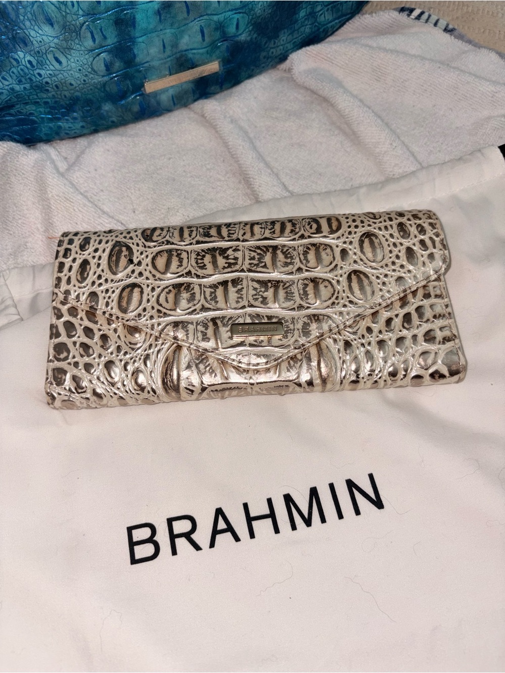 Brahmin Veronica Wallet in Golden Glow